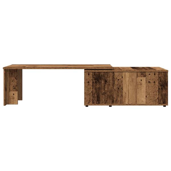 vidaXL Τραπεζάκι Σαλονιού Παλιό ξύλο 150 x 50 x 35 εκ. από Μοριοσανίδα