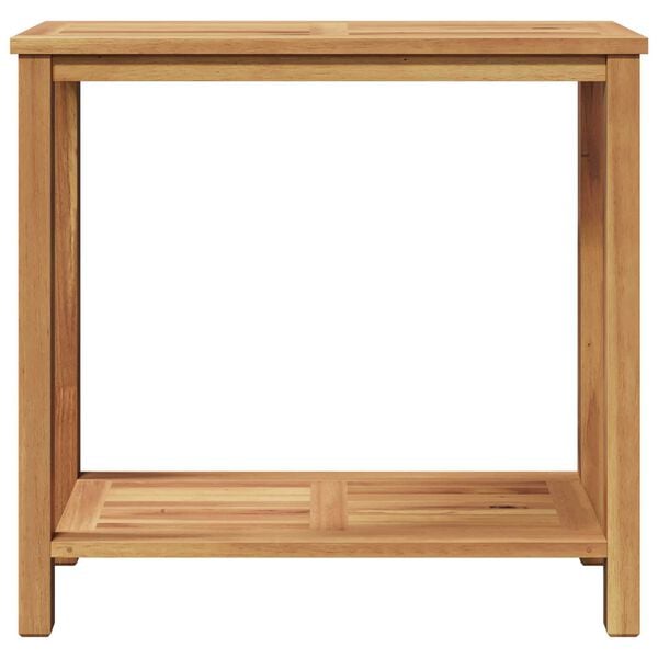 vidaXL Τραπέζι κονσόλας Καφέ 85 x 35 x 75 εκ Μασίφ ξύλο teak