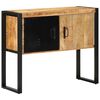 vidaXL Ντουλάπι κονσόλας 90x35x75 cm Μασίφ ακατέργαστο ξύλο Μάνγκο