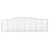 vidaXL Συρματοκιβώτια Τοξωτά 7 τεμ. 400x50x100/120 εκ. Γαλβαν. Ατσάλι