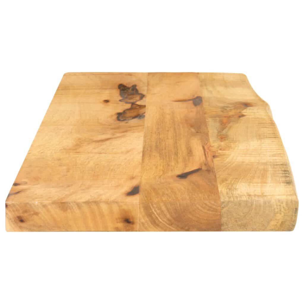 vidaXL Επιφάνεια Τραπεζιού 80x30x3,8 εκ. Live Edge Μασίφ Ξύλο Μάνγκο
