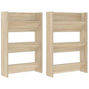 vidaXL &Pi;&alpha;&pi;&omicron;&upsilon;&tau;&sigma;&omicron;&theta;ή&kappa;&epsilon;&sigmaf; &Tau;&omicron;ί&chi;&omicron;&upsilon; 2 &tau;&epsilon;&mu;. Sonoma &Delta;&rho;&upsilon;&sigmaf; 60x18x90&epsilon;&kappa;. &Mu;&omicron;&rho;&iota;&omicron;&sigma;&alpha;&nu;ί&delta;&alpha;