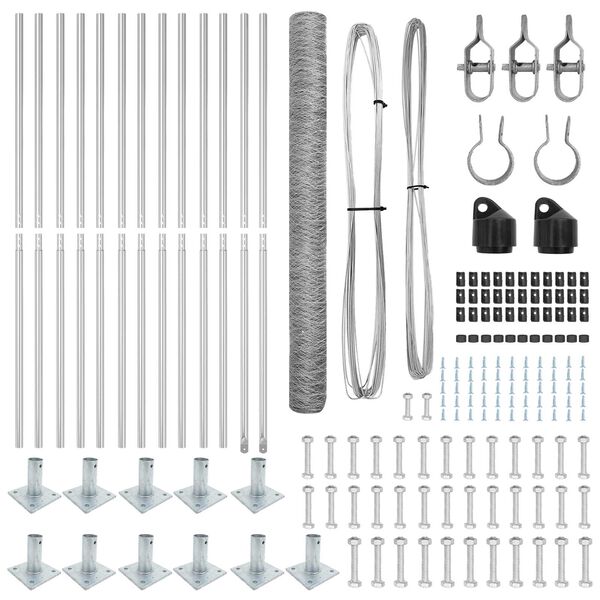 vidaXL &Sigma;&tau;ύ&lambda;&omicron;&sigmaf; &Pi;&epsilon;&rho;&iota;&phi;&rho;ά&xi;&epsilon;&omega;&nu; &Alpha;&sigma;&eta;&mu;ί 25 x 1,4 &mu; (50 mm &pi;&lambda;έ&gamma;&mu;&alpha;) &Alpha;&tau;&sigma;ά&lambda;&iota;