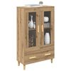 vidaXL Highboard Artisan Oak 70 x 31 x 115 &epsilon;&kappa; &Epsilon;&pi;&epsilon;&xi;&epsilon;&rho;&gamma;&alpha;&sigma;&mu;έ&nu;&omicron; &xi;ύ&lambda;&omicron;