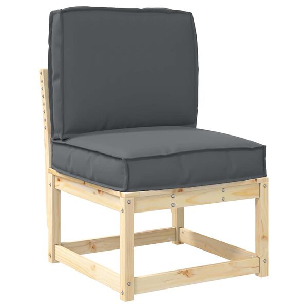 vidaXL Σετ Μαξιλαριών Πάγου 2 pcs Ανθρακί Ύφασμα Oxford