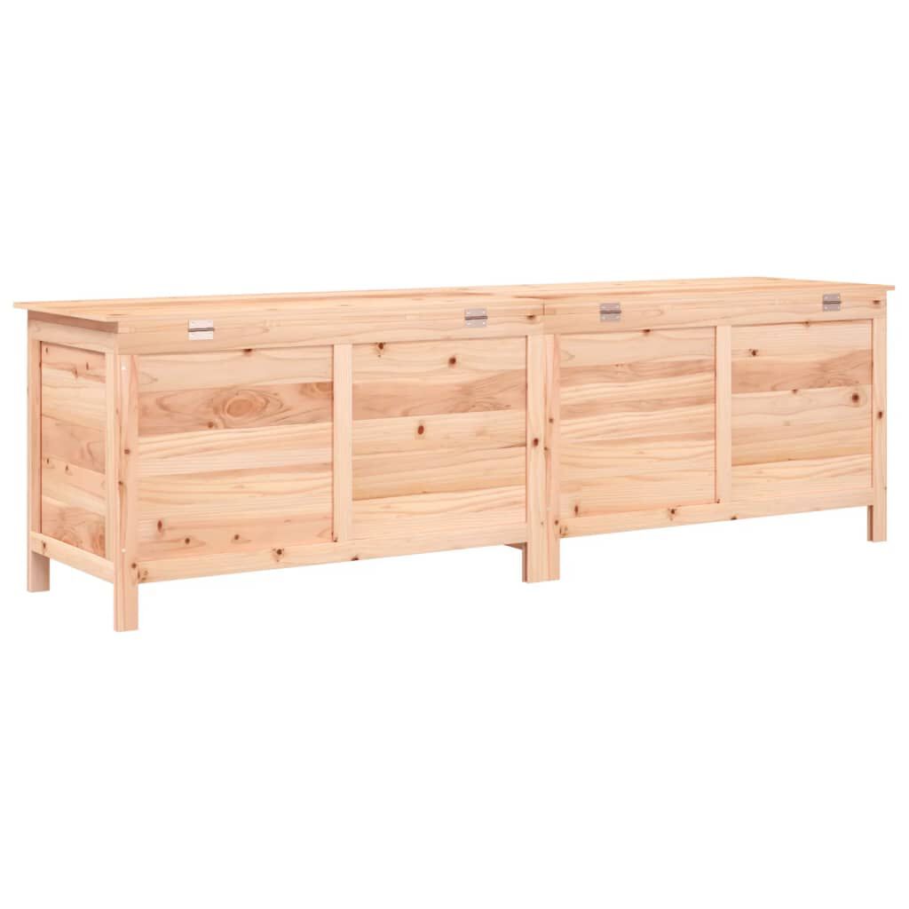 vidaXL Μπαούλο Αποθήκευσης Κήπου 198,5x50x56,5εκ από Μασίφ Ξύλο Ελάτης