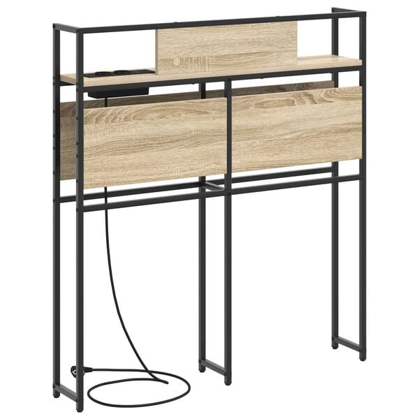 vidaXL Κεφαλάρι Αποθήκης Sonoma Δρυς 80 cm Επεξεργασμένο ξύλο