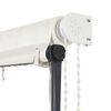 vidaXL Τέντα Συρόμενη με LED Κρεμ 350 x 150 εκ.