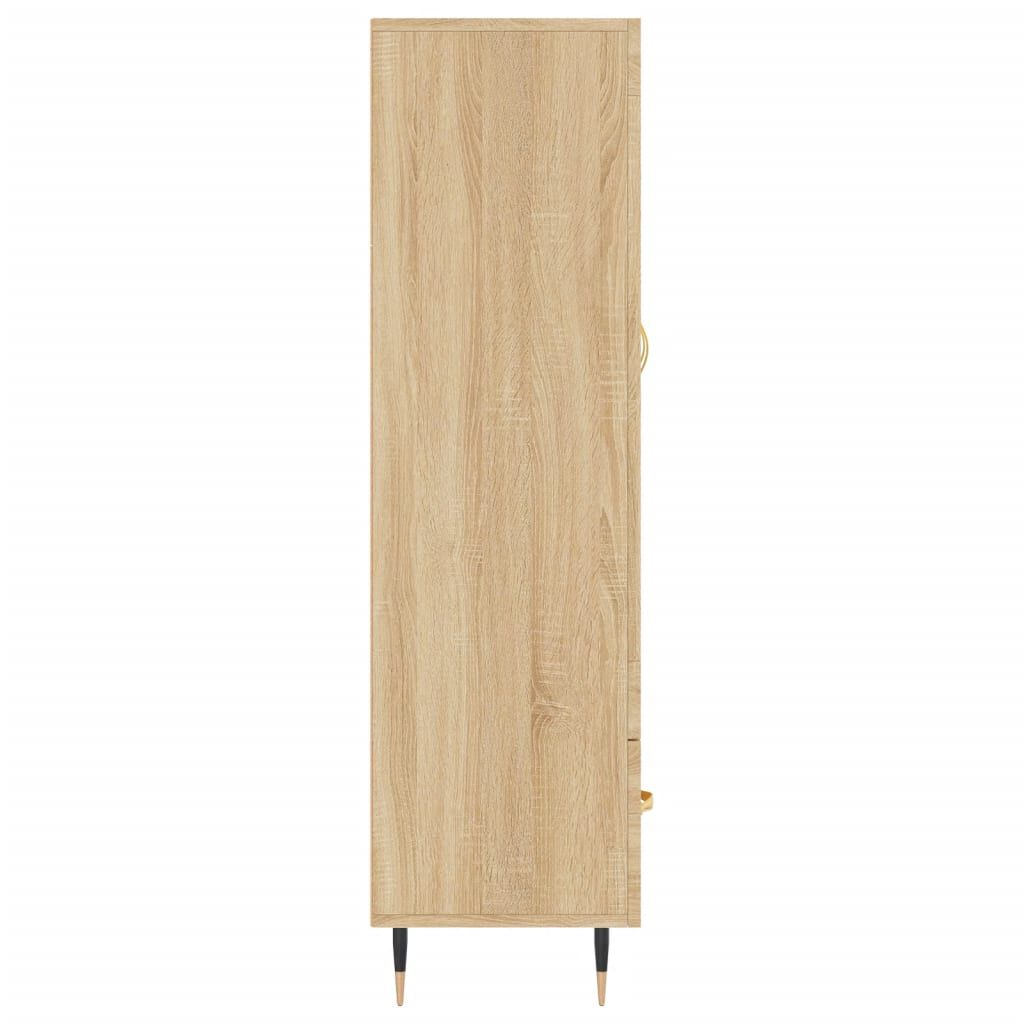 vidaXL Ντουλάπα Sonoma Δρυς 69,5 x 31 x 115 εκ. από Επεξεργασμένο Ξύλο