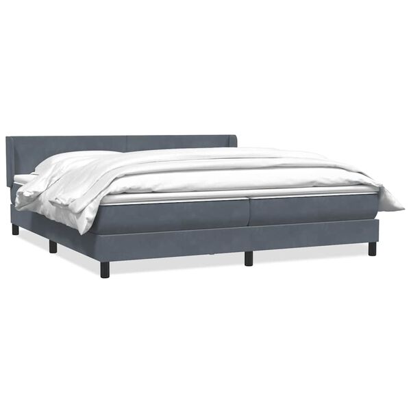 vidaXL &Kappa;&rho;&epsilon;&beta;ά&tau;&iota; Boxspring &mu;&epsilon; &Sigma;&tau;&rho;ώ&mu;&alpha; &Sigma;&kappa;&omicron;ύ&rho;&omicron; &Gamma;&kappa;&rho;&iota; 200x210 &epsilon;&kappa;. &Beta;&epsilon;&lambda;&omicron;ύ&delta;&iota;&nu;&omicron;