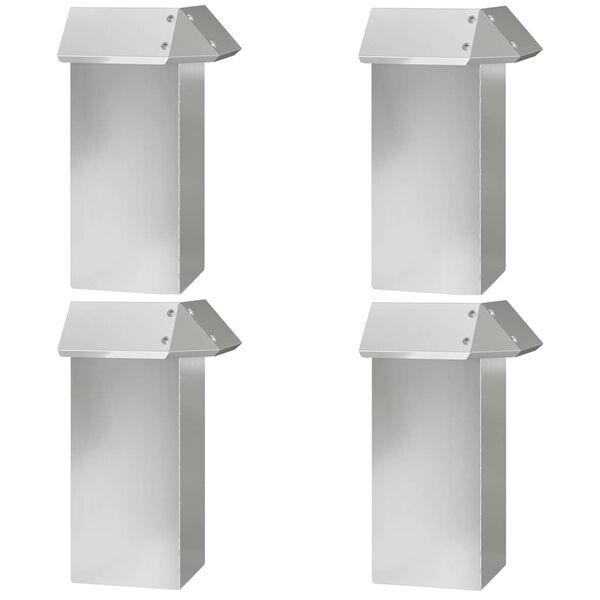 vidaXL &Phi;&rho;ά&kappa;&tau;&eta;&sigmaf; &sigma;&alpha;&lambda;&iota;&gamma;&kappa;&alpha;&rho;&iota;ώ&nu; 4 pcs &Alpha;&sigma;&eta;&mu;ί 13,5 x 13,5 x 25 &epsilon;&kappa;