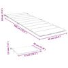 vidaXL Μαξιλάρι Ξαπλώστρας Γκρι 186x58x4 εκ. από Ύφασμα Oxford