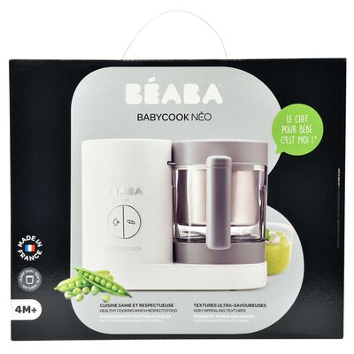 Beaba Ατμομάγειρας 4-σε-1 Babycook Neo 400 W Γκρι και Λευκό