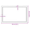 vidaXL Επιφ Τραπεζιού Αν Καφέ 100x60x(2-4)εκ.Ακατέργ. Μασίφ Ξύλο Δρυός