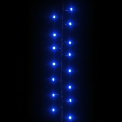 vidaXL Φωτάκια Compact με 400 LED Μπλε 13 μ. από PVC