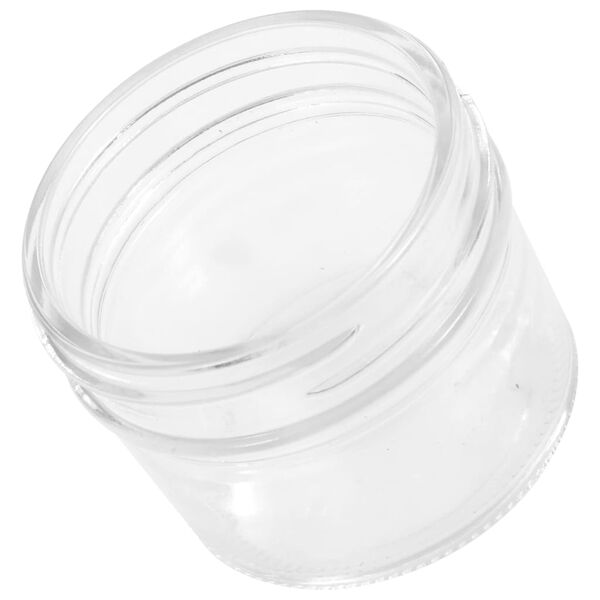 vidaXL Βάζα Μαρμελάδας 24 τεμ. 110 ml Γυάλινα με Ασημένια Καπάκια