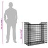 vidaXL &Alpha;&nu;&alpha;&sigma;&eta;&kappa;&omega;&mu;έ&nu;&omicron; &kappa;&rho;&epsilon;&beta;ά&tau;&iota; gabion &Alpha;&sigma;&eta;&mu;ί 50 x 100 x 100 &epsilon;&kappa;