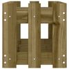 vidaXL Ζαρντινιέρα με Σχέδιο Φράχτη 150x30x30εκ. Εμποτισμ. Ξύλο Πεύκου