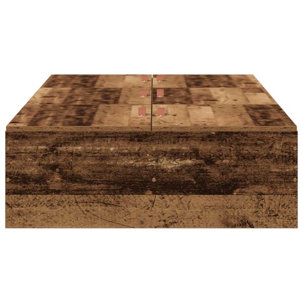 vidaXL Κρεβάτι Αποθήκης Παλιό Ξύλο 90x200 εκ