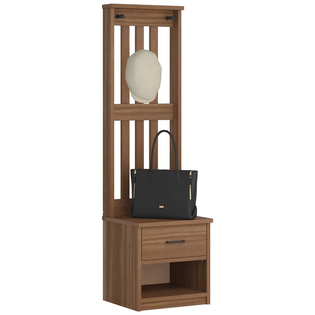 vidaXL Δέντρο χωλ "SANDENS" 45x40x159,5 εκ.Πεύκο μασίφ ξύλο