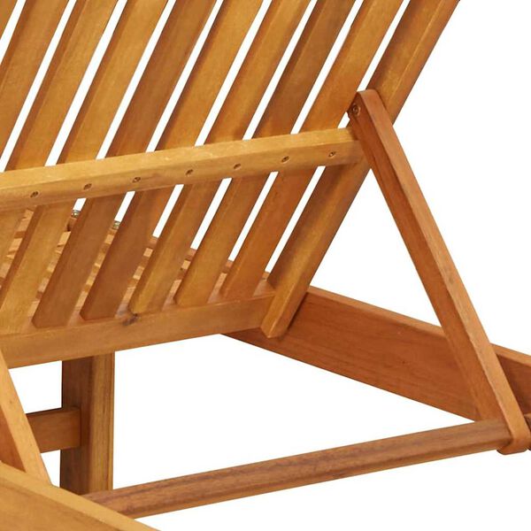 vidaXL Ξαπλώστρα 3 pcs Καφέ 40 x 40 x 40εκ Μασίφ ξύλο ακακίας