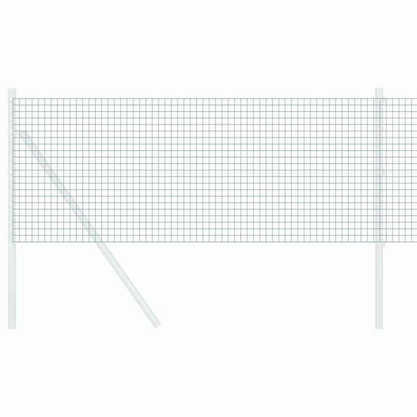 vidaXL Συγκολλητός φράχτης από σύρμα Πράσινο 0.5 x 100 μ Ατσάλι