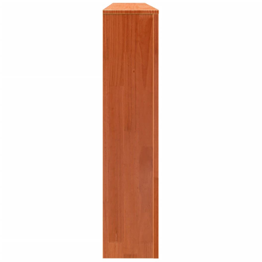 vidaXL Κάλυμμα Καλοριφέρ Καφέ Κεριού 79,5x19x84εκ. Μασίφ Ξύλο Πεύκου