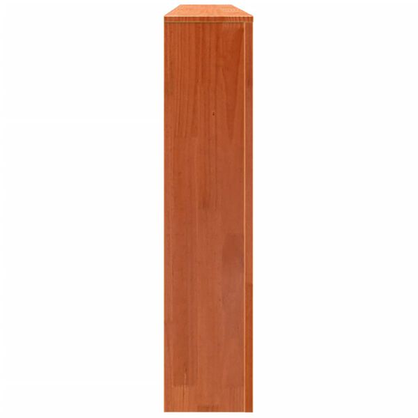 vidaXL Κάλυμμα Καλοριφέρ Καφέ Κεριού 79,5x19x84εκ. Μασίφ Ξύλο Πεύκου