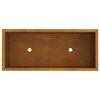 vidaXL Υψωμένη Γλάστρα Κήπου Σκ rusty 60 x 26 x 45 εκ