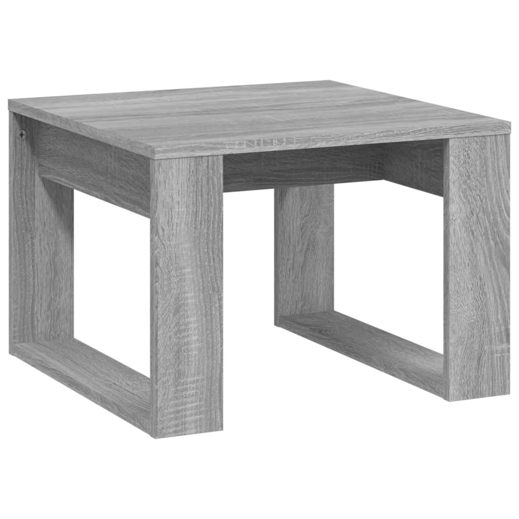 vidaXL Βοηθητικό Τραπέζι Γκρι Sonoma 50x50x35 εκ. Επεξεργασμένο Ξύλο