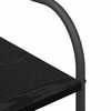 vidaXL Ράφι Ρούχων με ράφι Μαύρο 120 x 44 x 160 εκ Επεξεργασμένο ξύλο
