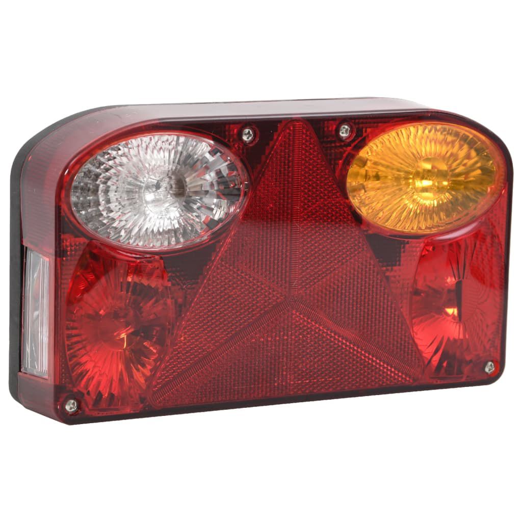 vidaXL Φώτα Τρέιλερ 2 τεμ. Κόκκινα 23 x 6 x 13 εκ. Κλασ. Λαμπτήρας 12V