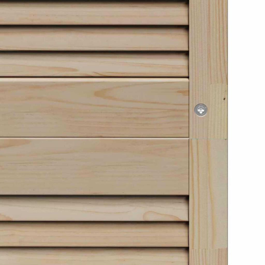 vidaXL Πόρτες Ντουλάπας με πόρτα 4 pcs Καφέ 201 x 49.5 x 2.1 εκ