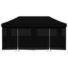 vidaXL Τέντα Εκδηλώσεων με 4 Τοιχώματα Πτυσσόμενη Pop-Up Μαύρο