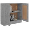 vidaXL Βιβλιοθήκη Γκρι του Σκυροδέματος 82,5x30,5x80 εκ. Επεξ. Ξύλο