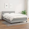 vidaXL &Kappa;&rho;&epsilon;&beta;ά&tau;&iota; Boxspring &mu;&epsilon; &Sigma;&tau;&rho;ώ&mu;&alpha; &Alpha;&nu;&omicron;&iota;&chi;&tau;ό &Gamma;&kappa;&rho;&iota; 140x190 &epsilon;&kappa;. &Upsilon;&phi;&alpha;&sigma;&mu;ά&tau;&iota;&nu;&omicron;