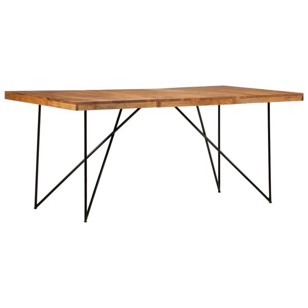vidaXL Τραπεζαρία 180 x 90 x 76 εκ. από Μασίφ Ξύλο Ακακίας
