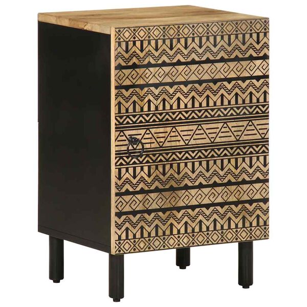 vidaXL Ντουλάπι Μπάνιου 38x33,5x58 εκ. από Μασίφ Ξύλο Μάνγκο