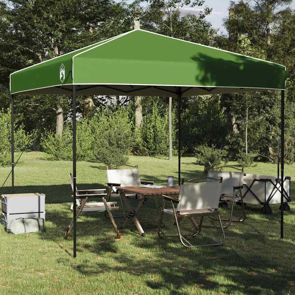 vidaXL Σκηνή Canopy Pop-up Πράσινο 250 x 250 cm ύφασμα