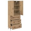 vidaXL Highboard Artisan Oak 69,5 x 34 x 180 &epsilon;&kappa;. &Epsilon;&pi;&epsilon;&xi;&epsilon;&rho;&gamma;&alpha;&sigma;&mu;έ&nu;&omicron; &xi;ύ&lambda;&omicron;