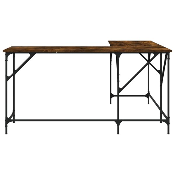 vidaXL Γραφείο Καπνιστή Δρυς 149x149x75 εκ. από Επεξεργασμένο Ξύλο