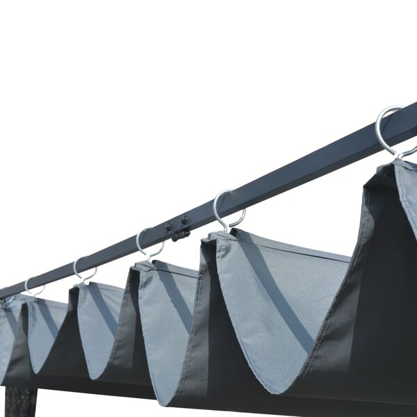 vidaXL &Kappa;&iota;ό&sigma;&kappa;&iota; &mu;&epsilon; &Sigma;&upsilon;&rho;ό&mu;&epsilon;&nu;&eta; &Omicron;&rho;&omicron;&phi;ή &Gamma;&kappa;&rho;&iota;/&Alpha;&nu;&theta;&rho;&alpha;&kappa;ί 4 x 4 x 2 &mu;. &Sigma;&upsilon;&nu;&theta;. &Rho;&alpha;&tau;ά&nu;