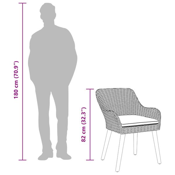 vidaXL &Sigma;έ&tau; &phi;&alpha;&gamma;&eta;&tau;&omicron;ύ &gamma;&iota;&alpha; &kappa;ή&pi;&omicron; &mu;&epsilon; &mu;&alpha;&xi;&iota;&lambda;ά&rho;&iota; 7 pcs &Gamma;&kappa;&rho;&iota; &sigma;&upsilon;&nu;&theta;&epsilon;&tau;&iota;&kappa;ό &rho;&alpha;&tau;ά&nu;