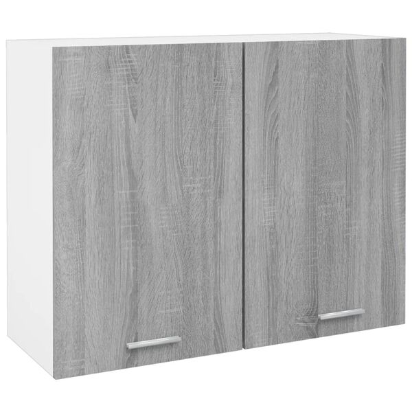 vidaXL Ντουλάπι Κρεμαστό Lyon Γκρι Sonoma 80x31x60εκ.