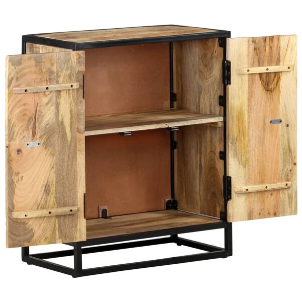 vidaXL Ντουλάπι Σκαλιστό στο Χέρι 60x35x75 εκ. από Μασίφ Ξύλο Μάνγκο