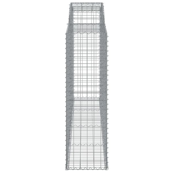 vidaXL Συρματοκιβώτια Τοξωτά 6 τεμ. 300x50x160/180 εκ. Γαλβαν. Ατσάλι