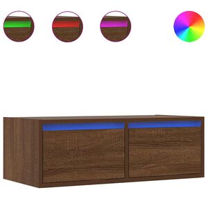 vidaXL Έ&pi;&iota;&pi;&lambda;&omicron; &Tau;&eta;&lambda;&epsilon;ό&rho;&alpha;&sigma;&eta;&sigmaf; &mu;&epsilon; LED &Kappa;&alpha;&phi;έ &Delta;&rho;&upsilon;&sigmaf; 75x35,5x25 &epsilon;&kappa;.