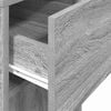 vidaXL Βάση πύργου υπολογιστή με συρτάρι Γκρι Sonoma 30x44x74 εκ.