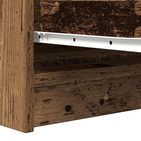vidaXL Sideboard Παλιό ξύλο 100x35x76 cm Ξύλο μηχανής