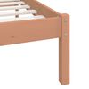 vidaXL Πλαίσιο Κρεβατιού Καφέ Μελί 160 x 200 εκ. από Μασίφ Ξύλο Πεύκου